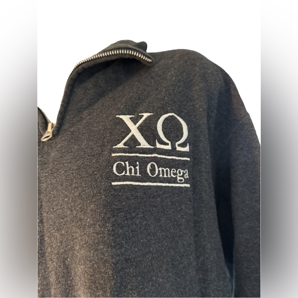 Excellent Condition Chi Omega Quarter Zip Medium
